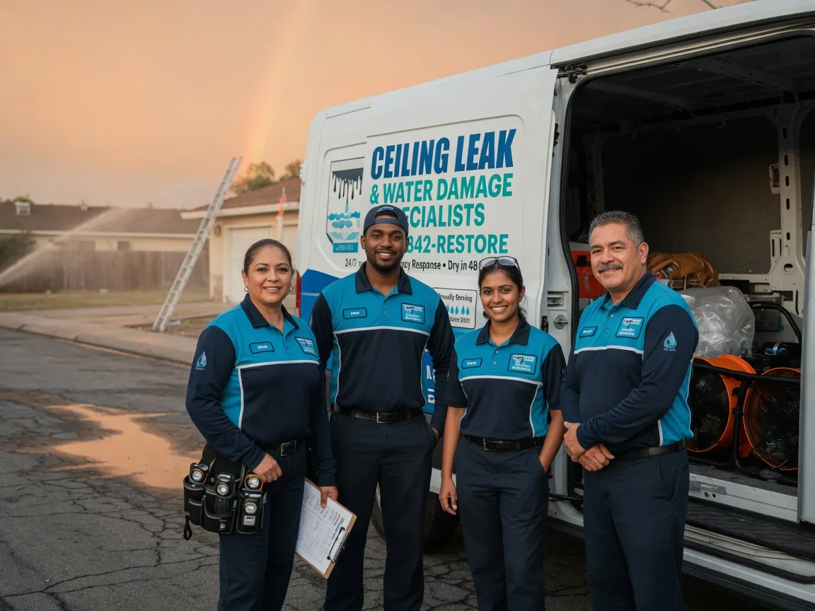 Ceiling Leak Cleanup company in Linn, WV